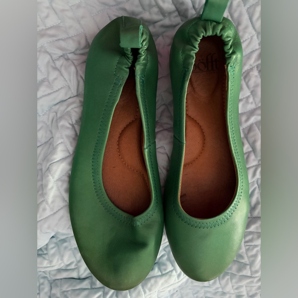 Sofft Women’s Green Kenni Ballet Flat Leather